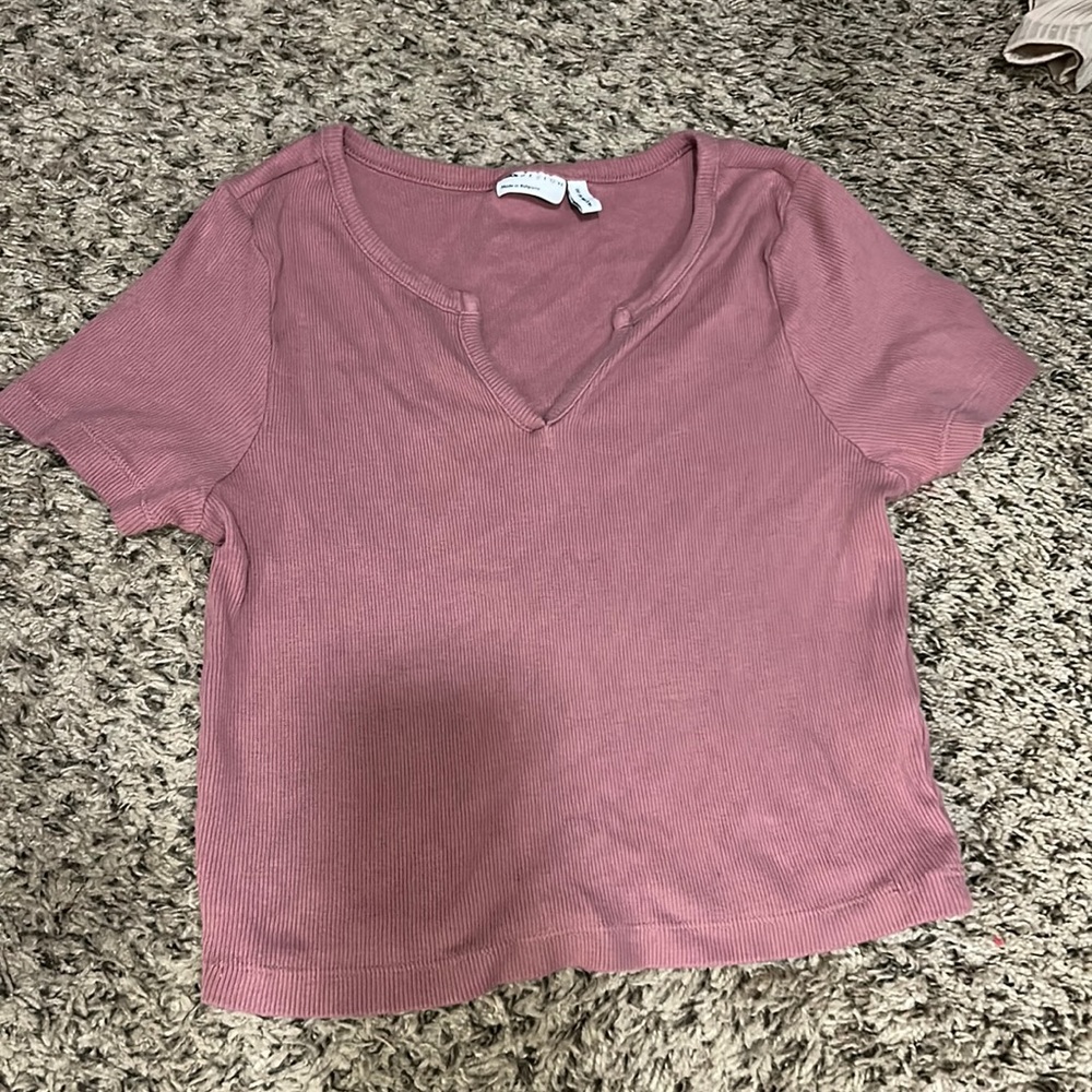 Pink crop top